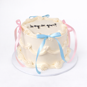 Tarta vintage revelación género