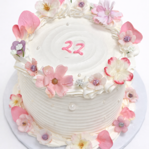 Tarta floral coquette