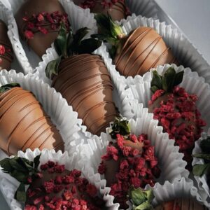 Caja 20 fresas San Valentín
