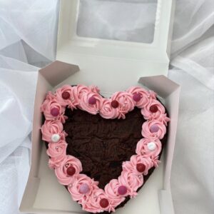 Brownie corazón San Valentín- 20cm