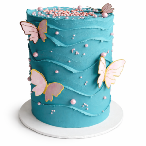 Tarta mariposa elegante