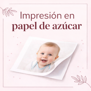 Impresión personalizada en papel de azúcar