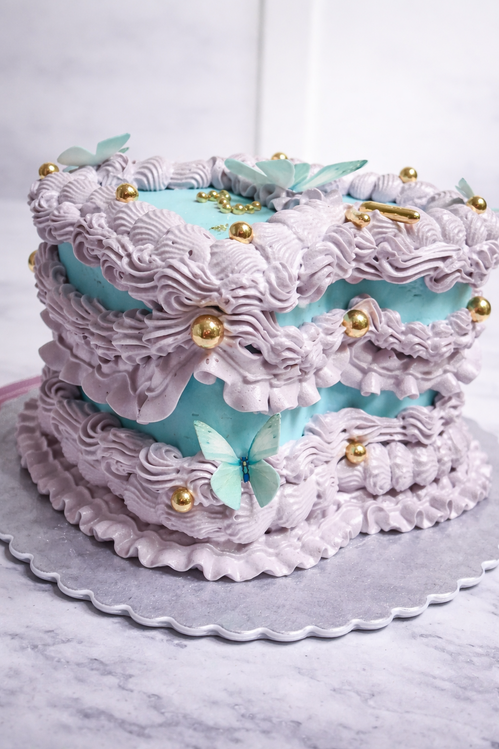 Tarta mariposa vintage - Imagen 2