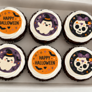 6 cupcakes especial Halloween